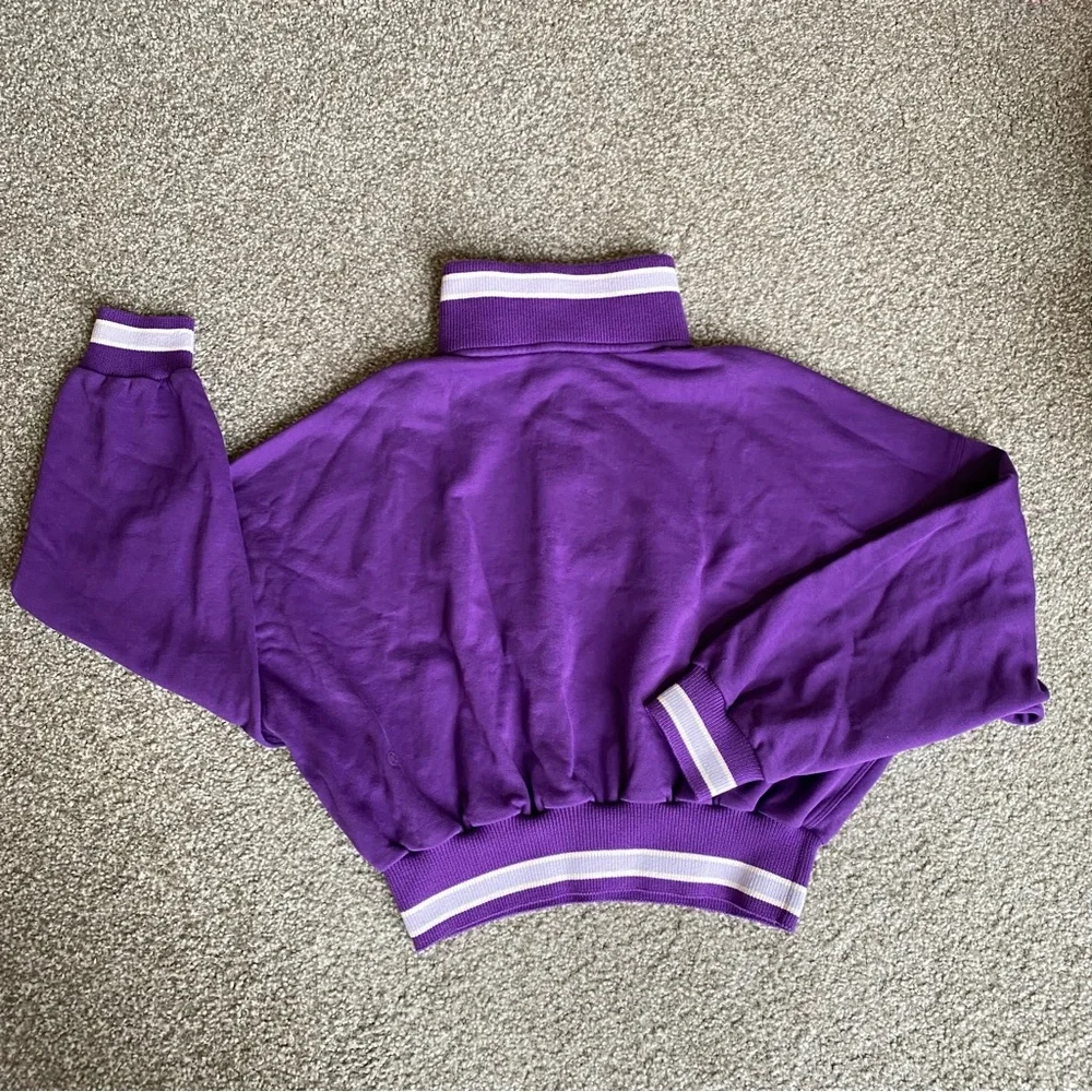 Lululemon Perfectly Oversized Ringer 1/2 Zip - Picture 3 of 6